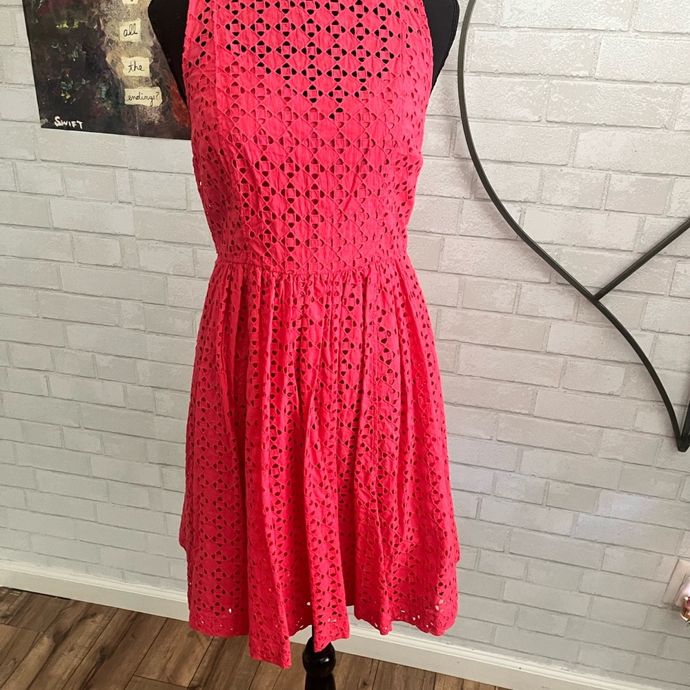 Tracy Reese Vibrant Pink Mini Dress